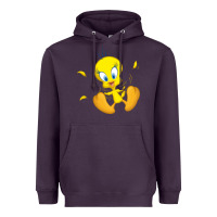 Plum tweety bird Heavyweight Hoodie - DesigneFamous