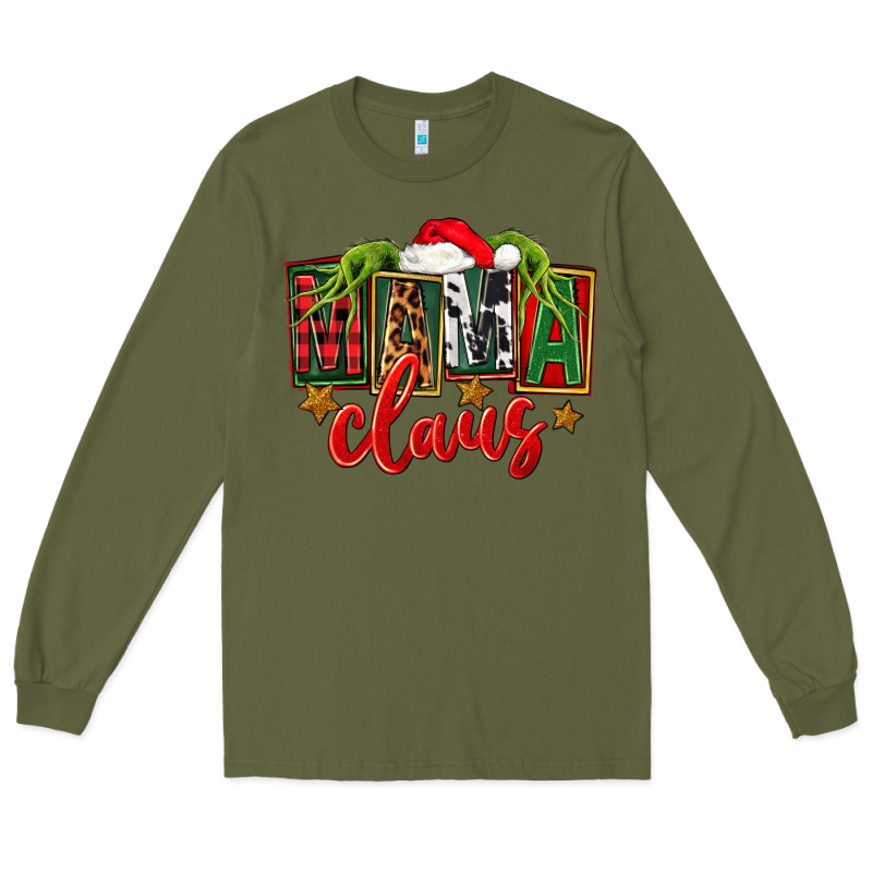 Christmas Mama Claus Long Sleeve Tee by FaDigitalArtStudio | Teevron