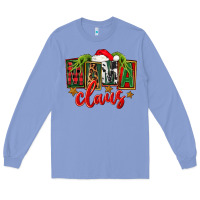 Colony Blue Christmas mama Claus Long Sleeve Tee - FaDigitalArtStudio