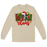 Mushroom Christmas mama Claus Long Sleeve Tee - FaDigitalArtStudio