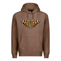Chestnut Painted Lady Premium Hoodie - LillyAllenDesigns