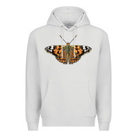 Dove Grey Painted Lady Premium Hoodie - LillyAllenDesigns