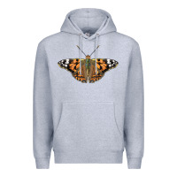Heather Grey Painted Lady Premium Hoodie - LillyAllenDesigns