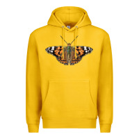 Lemon Painted Lady Premium Hoodie - LillyAllenDesigns