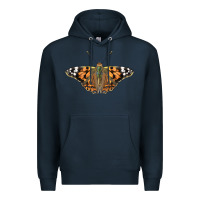 Navy Painted Lady Premium Hoodie - LillyAllenDesigns