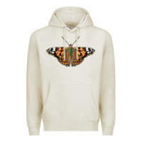 Oatmeal Heather Painted Lady Premium Hoodie - LillyAllenDesigns