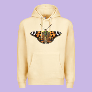 Painted Lady Premium Hoodie Designed By Lillyallendesigns