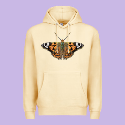 Painted Lady Premium Hoodie Designed By Lillyallendesigns