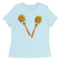 Baby Blue maracas fa element Ladies Tee - FaDigitalArtStudio