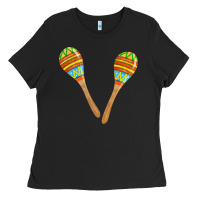 Black maracas fa element Ladies Tee - FaDigitalArtStudio