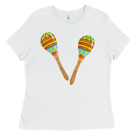 White maracas fa element Ladies Tee - FaDigitalArtStudio