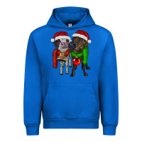 Cobalt two christmas heifers Urban Hoodie - RanaPortraitStore