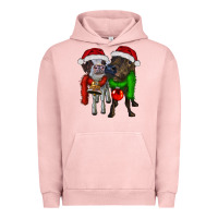 Pigment Salmon two christmas heifers Urban Hoodie - RanaPortraitStore