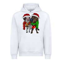 White two christmas heifers Urban Hoodie - RanaPortraitStore