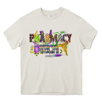 Cream mardi gras pharmacy tech Heavy Core Tee - CowGirlArtShop