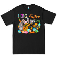 Black I dig Easter Day Premium Tee - HowdyJamesFarm