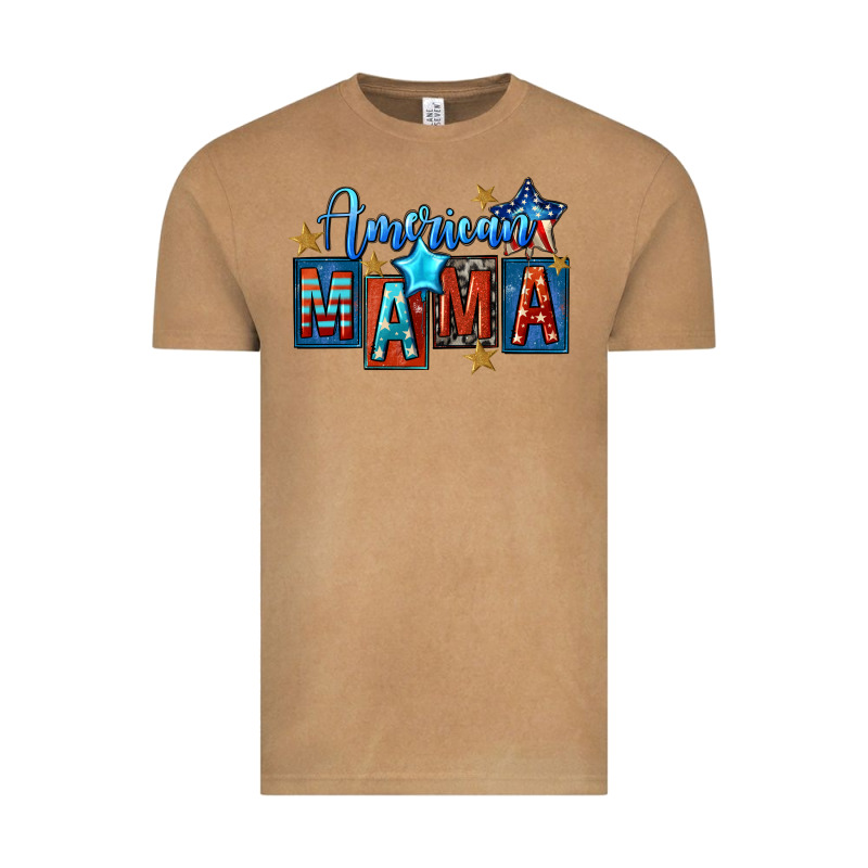 American Mama Mother's Day Vintage Tee by FaDigitalArtStudio | Teevron