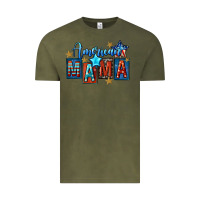 Vintage Olive American mama Mother's Day Vintage Tee - FaDigitalArtStudio