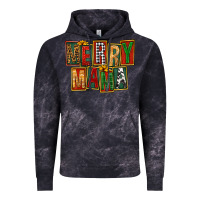 Cloud Black merry mama Vintage Hoodie - FaDigitalArtStudio