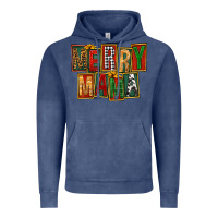 Vintage Denim merry mama Vintage Hoodie - FaDigitalArtStudio
