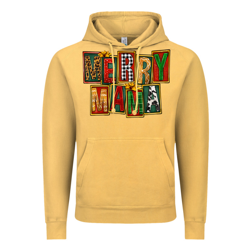 Merry Mama Vintage Hoodie by FaDigitalArtStudio | Teevron