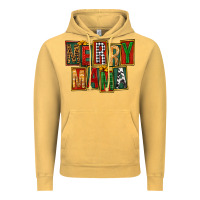 Vintage Mustard merry mama Vintage Hoodie - FaDigitalArtStudio