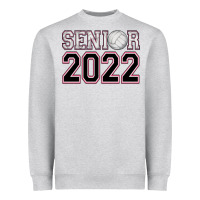 Heather Grey senior volleyball Heavyweight Sweatshirt - AdoDesignShop