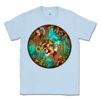 Dusty Blue western pattern circle Classic Tee - Jasminsmagicworld