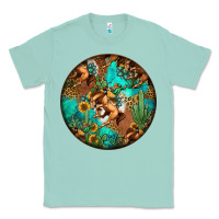 Seafoam western pattern circle Classic Tee - Jasminsmagicworld