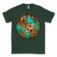 Sports Green western pattern circle Classic Tee - Jasminsmagicworld
