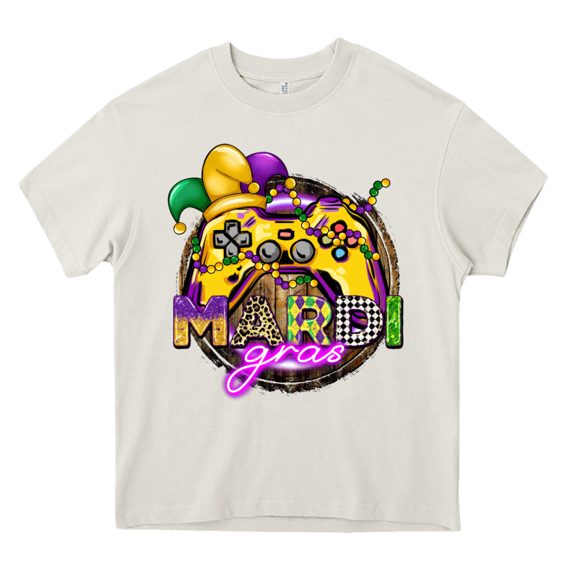 Mardi Gras Gamer Heavy Core Tee by CowGirlArtShop | Teevron