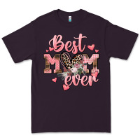 Plum Best mom ever Mother's Day Premium Tee - CowGirlArtShop