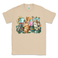 Mushroom Easter Day wine glasses bunny Classic Tee - HowdyJamesFarm