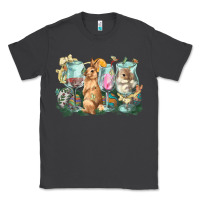 Smoke Easter Day wine glasses bunny Classic Tee - HowdyJamesFarm