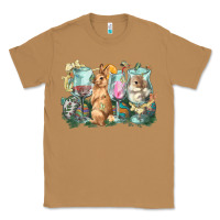 Toasted Coconut Easter Day wine glasses bunny Classic Tee - HowdyJamesFarm