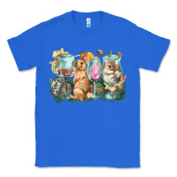 True Royal Easter Day wine glasses bunny Classic Tee - HowdyJamesFarm