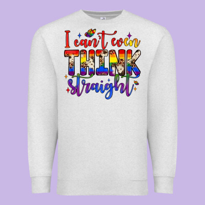 I Can't Even Think Straight Premium Sweatshirt Designed By Jahusdesignshop
