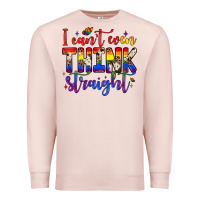 Pale Pink i can't even think straight Premium Sweatshirt - JahusDesignShop