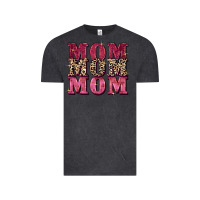 Vintage Black Mom mom mom Mother's Day Vintage Tee - FaDigitalArtStudio