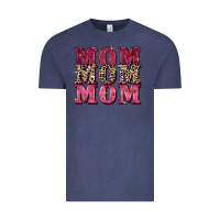 Vintage Denim Mom mom mom Mother's Day Vintage Tee - FaDigitalArtStudio