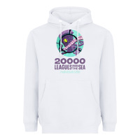 White 20000 leagues under the sea   movie Heavyweight Hoodie - DesigneFamous