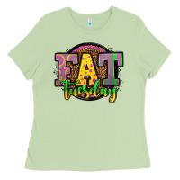 Matcha mardi gras fat tuesday Ladies Tee - OliviaCreatesArt