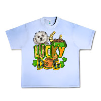 Grape Ice lucky dog St. Patrick's Urban Heavy Tee - FaDigitalArtStudio