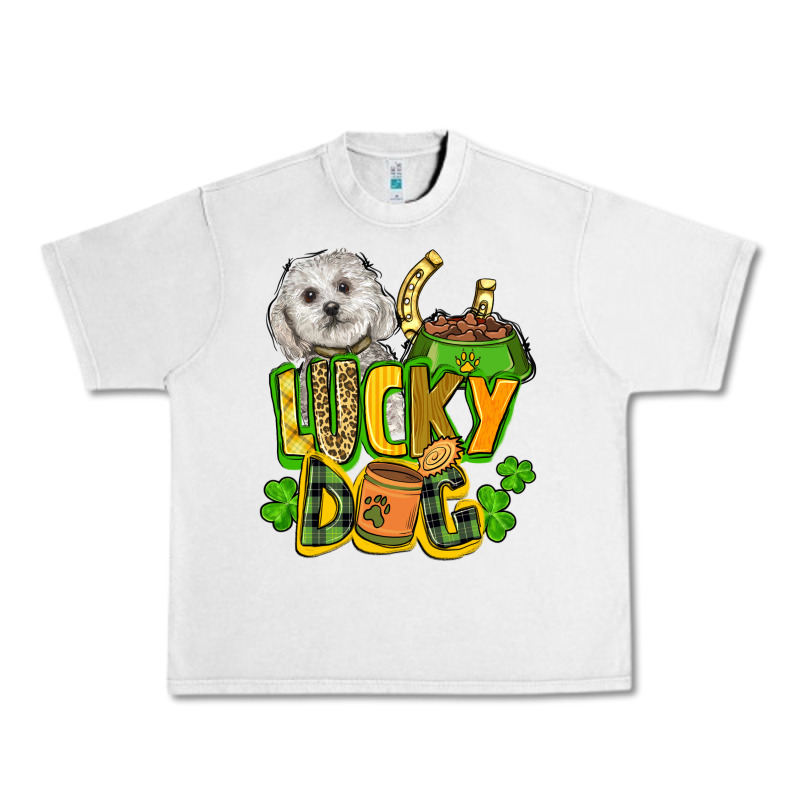 Lucky Dog St. Patrick's Urban Heavy Tee by FaDigitalArtStudio | Teevron