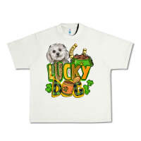 Pistachio lucky dog St. Patrick's Urban Heavy Tee - FaDigitalArtStudio