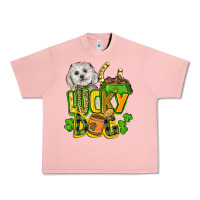Salmon lucky dog St. Patrick's Urban Heavy Tee - FaDigitalArtStudio