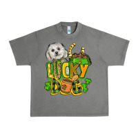 Tornado lucky dog St. Patrick's Urban Heavy Tee - FaDigitalArtStudio