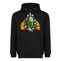 Black san judas gemstone sunflower Heavyweight Hoodie - JahusDesignShop