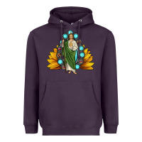 Plum san judas gemstone sunflower Heavyweight Hoodie - JahusDesignShop