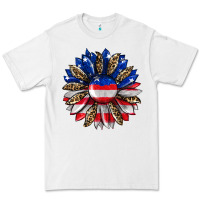 White american flag leopard Premium Tee - RanaPortraitStore